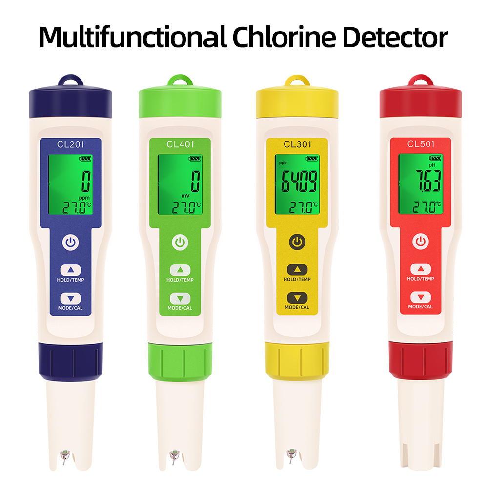 Marine Aquarium Water Analyzer - PH/CL2/H2/ORP/измеритель температуры детектор хлора цифровой тестер