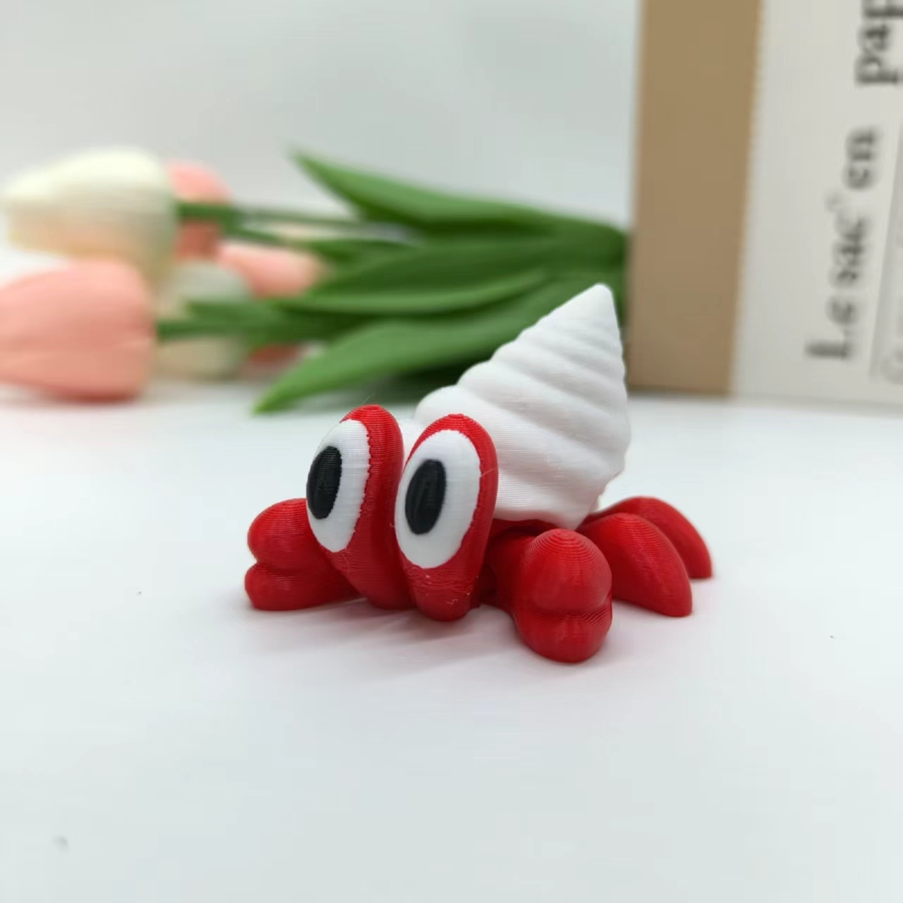 Marine Aquarium Hermit Crab - Статуя из-отшельника с 3D-принтом, декоративное украшение