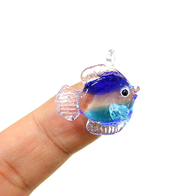 Marine Aquarium Japan - Две цветные мини-украшения из тропического стекла,