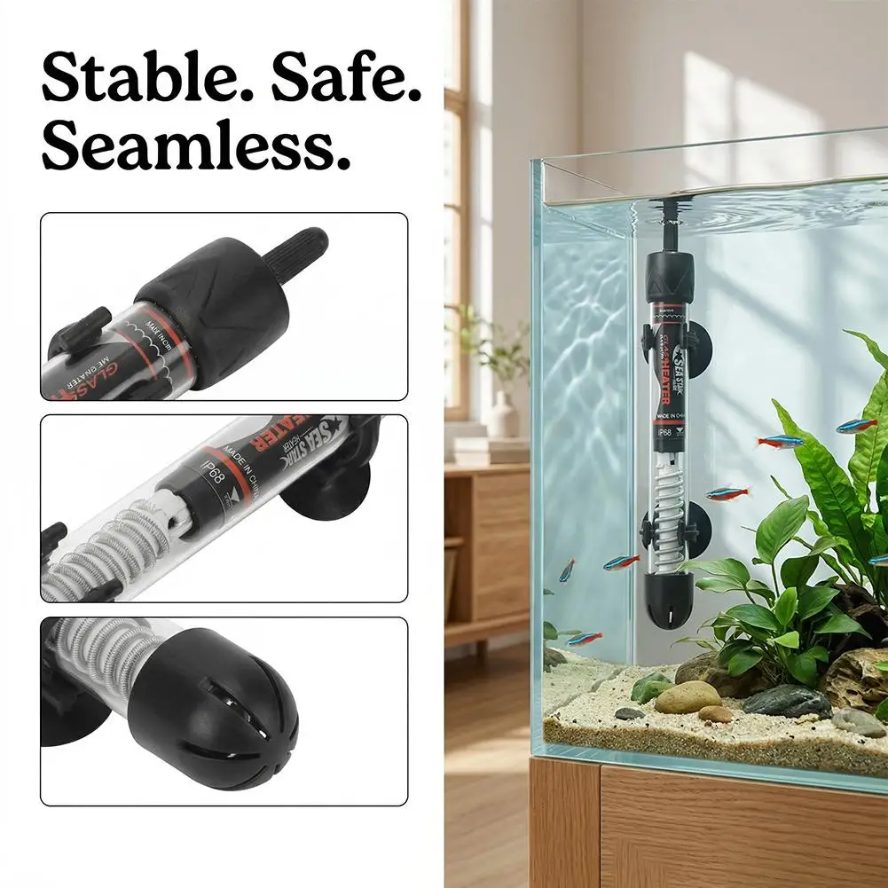 Регулируемый аквариумный нагре – обзор и цена Marine Aquarium Heater