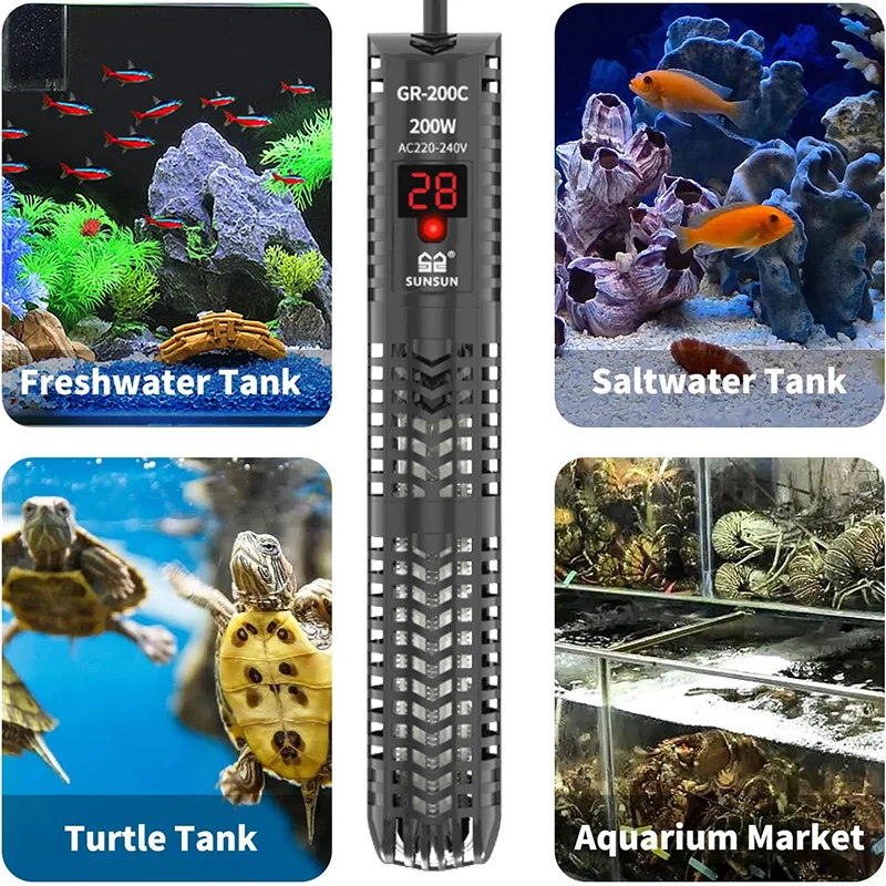 Погружной нагреватель для аква – обзор и цена Marine Aquarium Heater