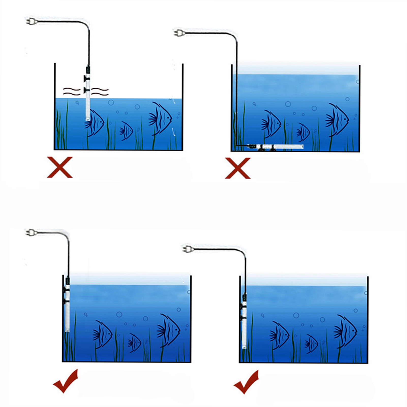 Погружной нагреватель для аква – обзор и цена Marine Aquarium Heater