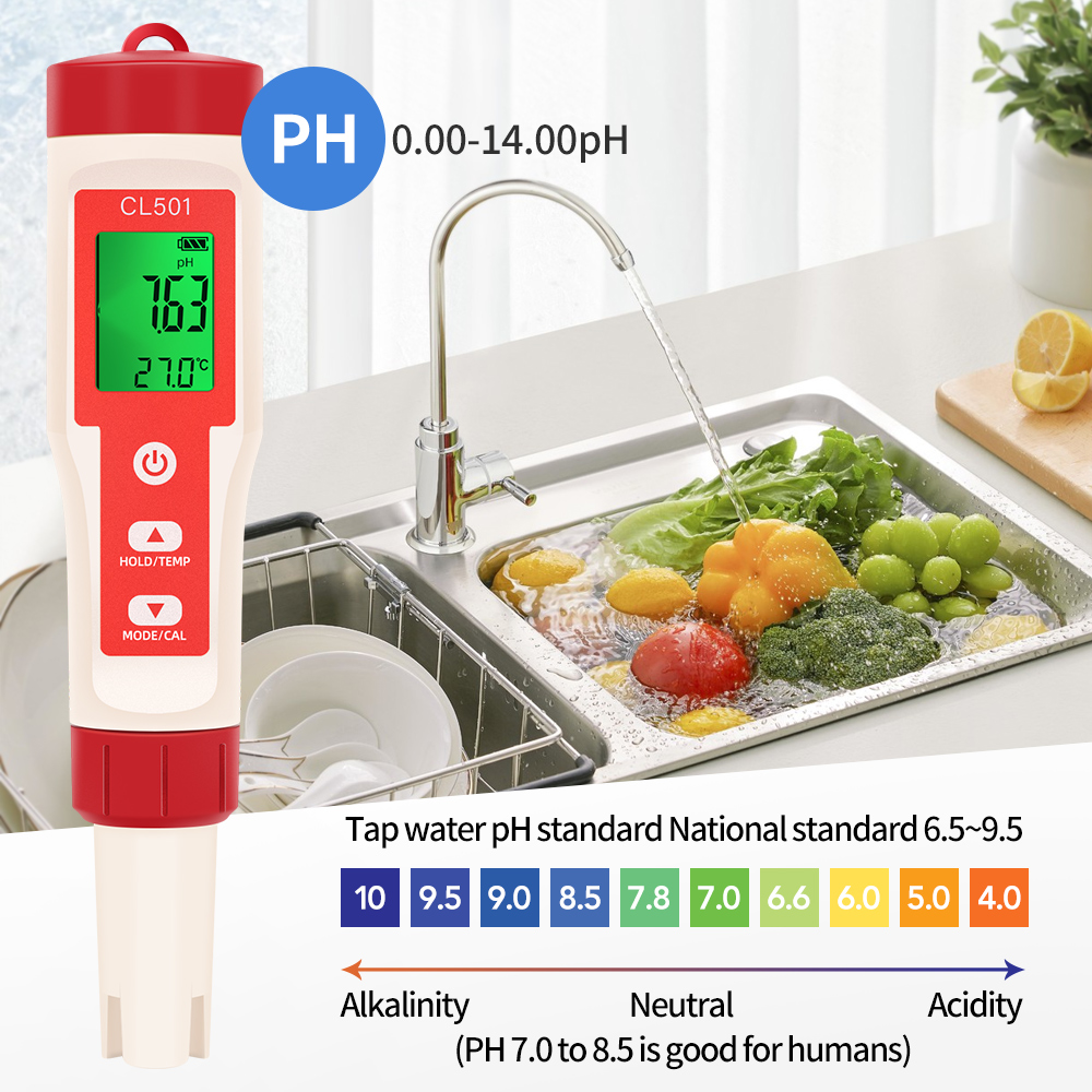 PH/CL2/H2/ORP/измеритель темпе – обзор и цена Marine Aquarium Water Analyzer