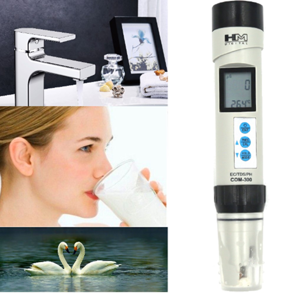 PH-метр HM 2 /3 /4 в 1, цифров – обзор и цена Marine Aquarium Water Analyzer